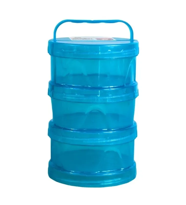 Portavianda Redonda Bunny Karina 3 Niveles - Modelo 4256