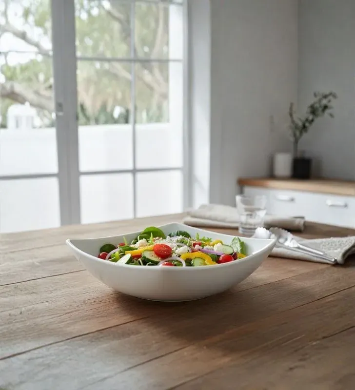 Tazón Anfora Extreme Square 25 cm - Vidrio de Alta Resistencia