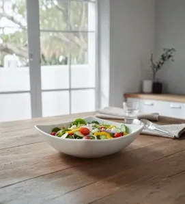 Tazón Anfora Extreme Square 25 cm - Vidrio de Alta Resistencia