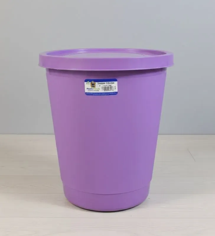 Cesto Papelero Plastic Trends 16L Redondo - Modelo C016P