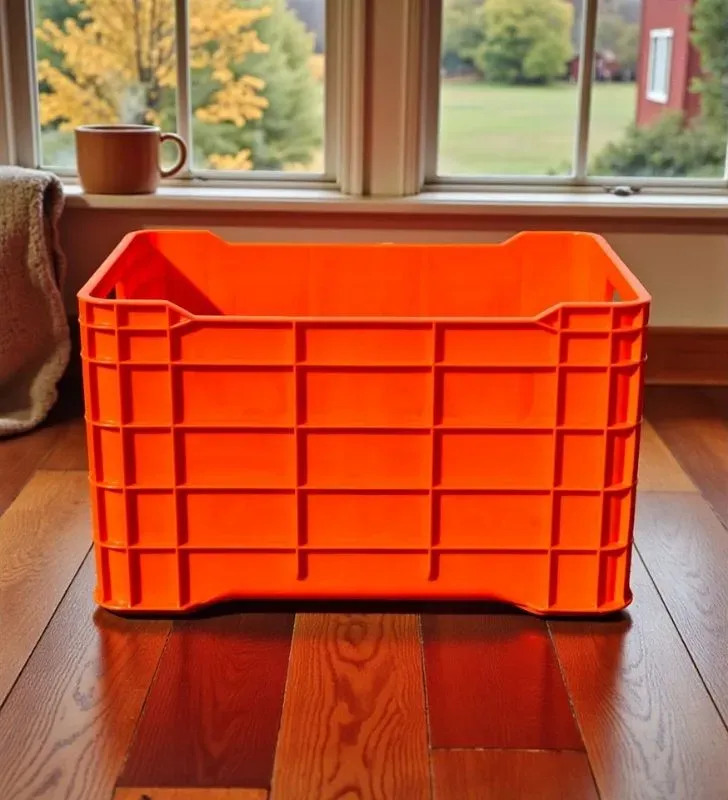 Caja María Cerrada Europlast Naranja - Alta Resistencia