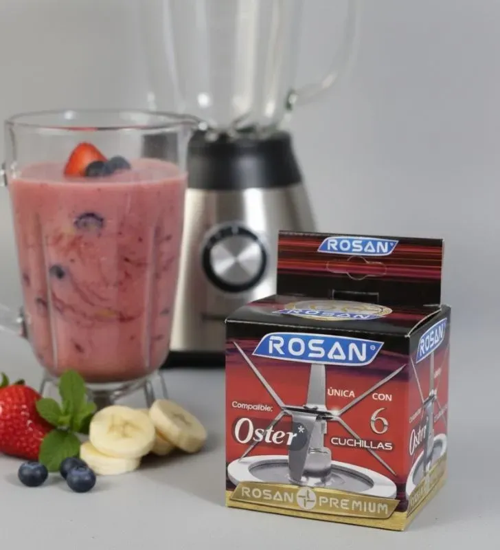 Cuchillas 6 Aspas Rosan OSLI166 - Compatible con Oster