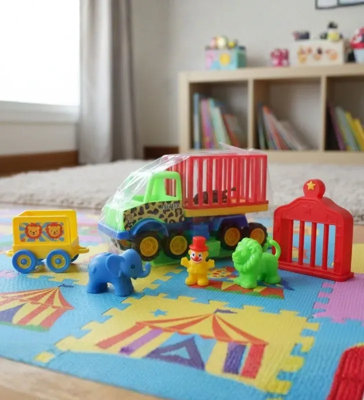 Paquete Circo Chico Juguetes Nacionales - 6 Carritos de Plástico