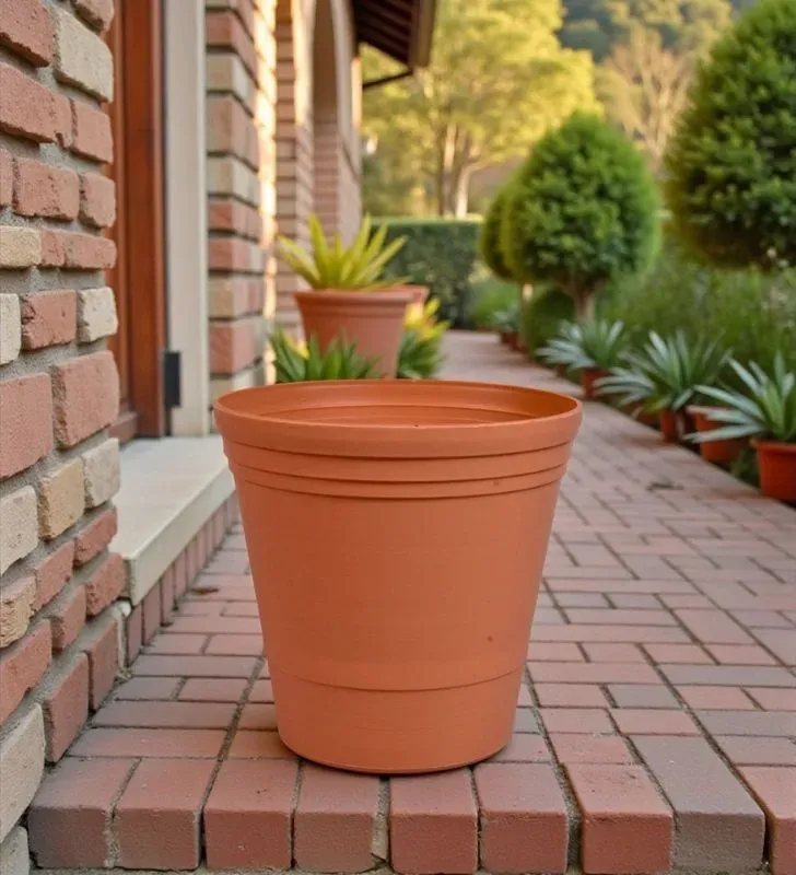 Maceta Artesana No. 03 La Ardilla - Color Barro Tradicional