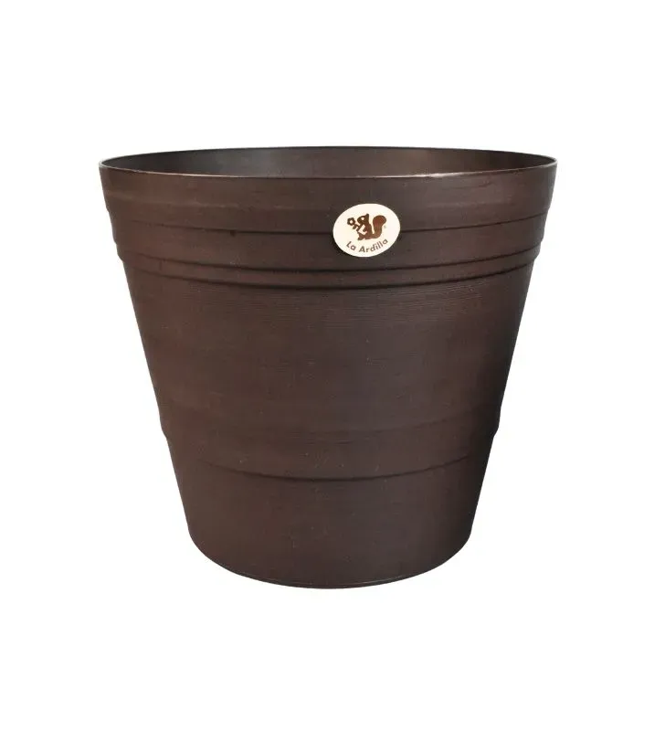 Maceta Artesana No. 07 La Ardilla - Color Chocolate