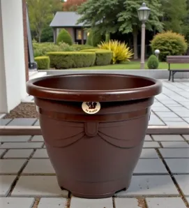 Maceta Aimme Redonda No. 06 La Ardilla - Chocolate