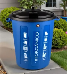 Practibote 55L La Ardilla Inorgánico - Bote de Basura Económico