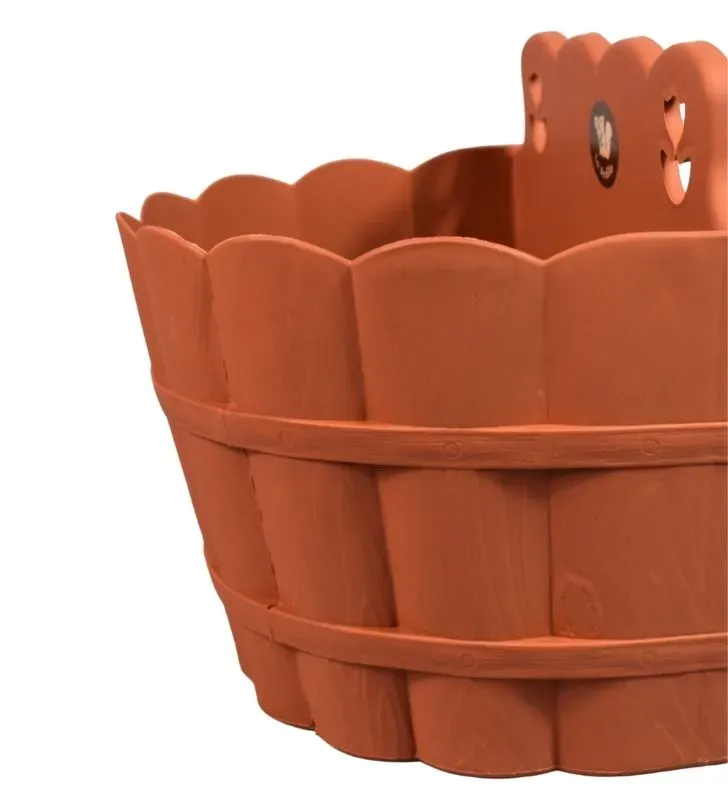 Maceta de Pared Madera No. 0 La Ardilla - Color Barro