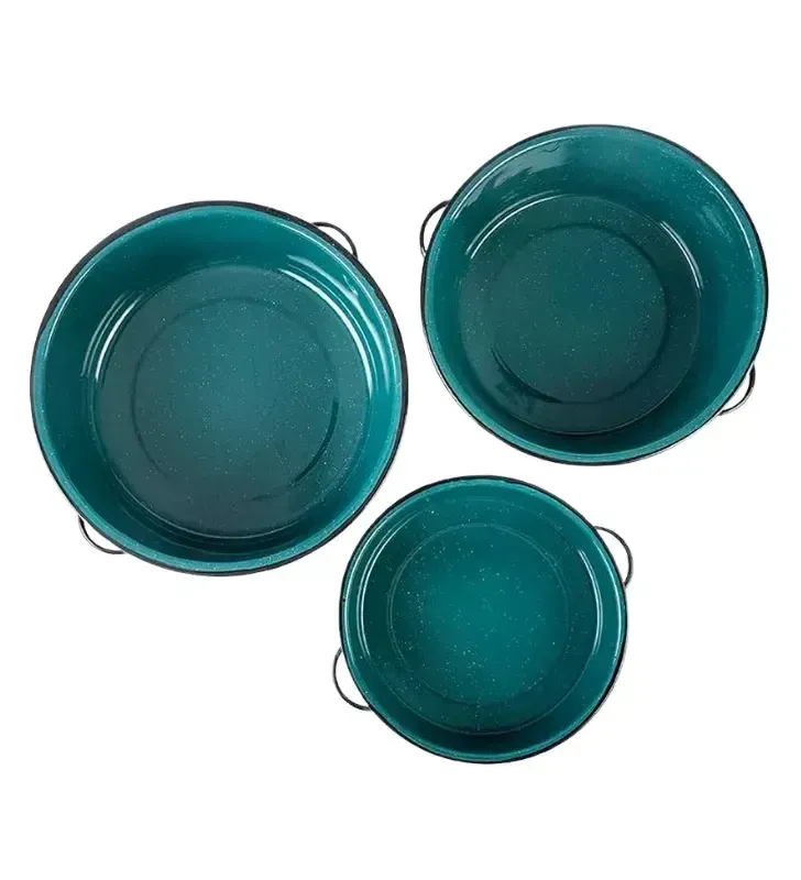 Juego de Bandejas Xitlali 3 pzas Verde Aqua