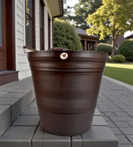 Maceta Artesana Jumbo La Ardilla - Color Chocolate para Árboles