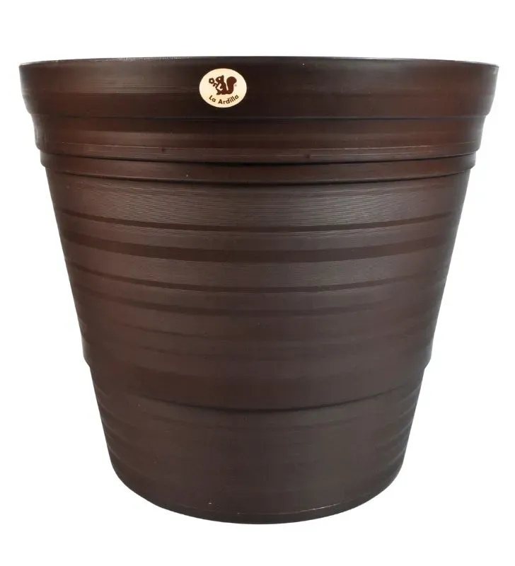 Maceta Artesana No. 15 La Ardilla - Chocolate (Gran Tamaño)