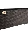 Jardinera Rattan 60 cm La Ardilla - Chocolate Elegante