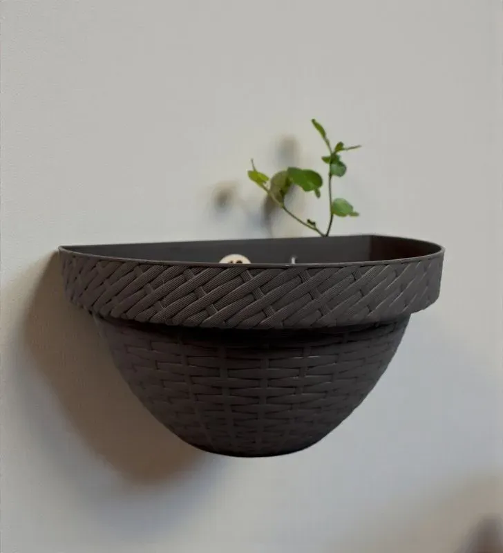 Maceta de Pared Rattan 26.5 La Ardilla - Bellota