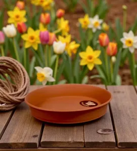 Base Universal No. 1 La Ardilla - Color Barro (Plato para Maceta)