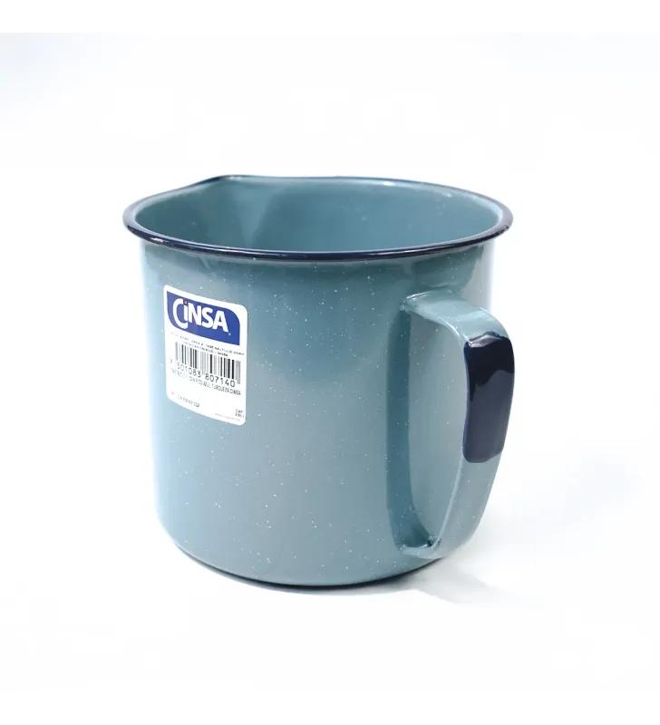 Vaso Hervidor Recto CINSA NUM.16 – 3 L con Pico | Acero Vitrificado