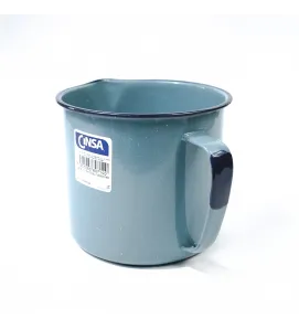 Vaso Hervidor Recto CINSA NUM.16 – 3 L con Pico | Acero Vitrificado