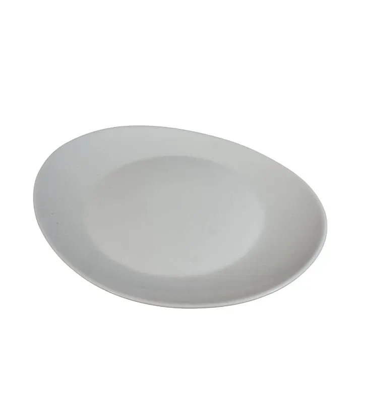 Plato Trinche Florencia 30 cm Anfora - Vidrio Templado Blanco