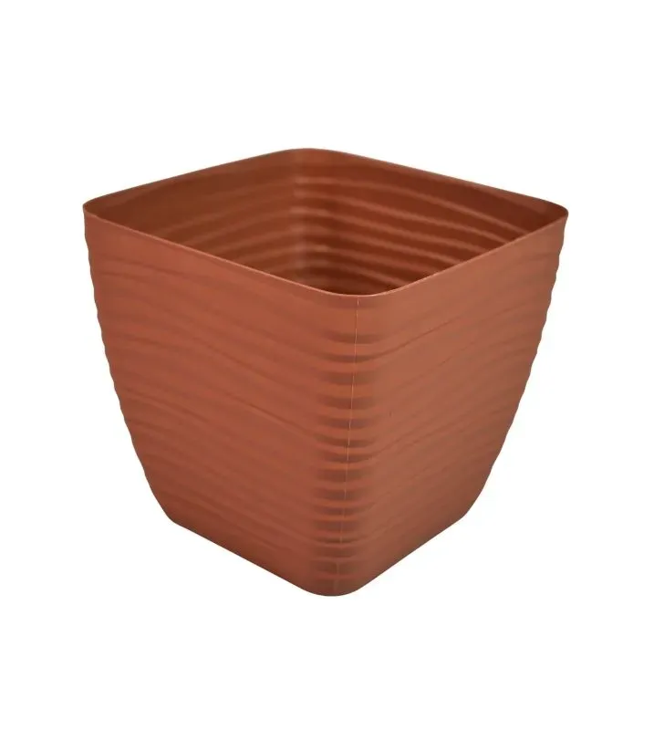 Maceta Sevilla No. 13 Cuadrada Plastic Trends JSC13 - Colores