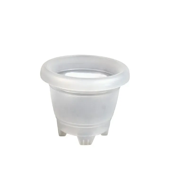 Maceta Florencia No. 5 Traslúcida Plastic Trends JMV01 - Macetas