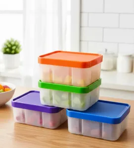 Caja Refrigerador 2L con Tapa Color PYMSA - Organizador Alimentos