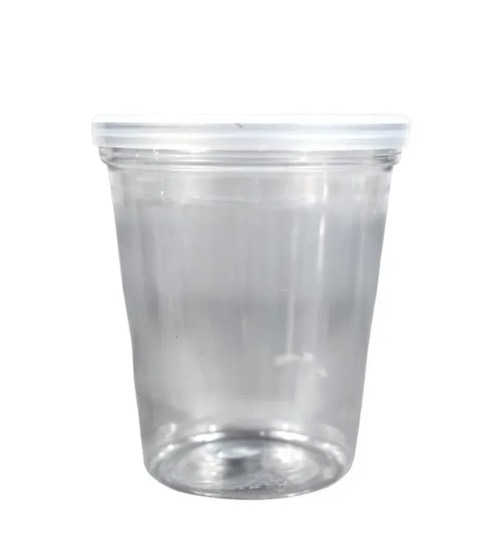 Tarro Cilíndrico 300 ml Cristal Cajaplax - Tapa Presión