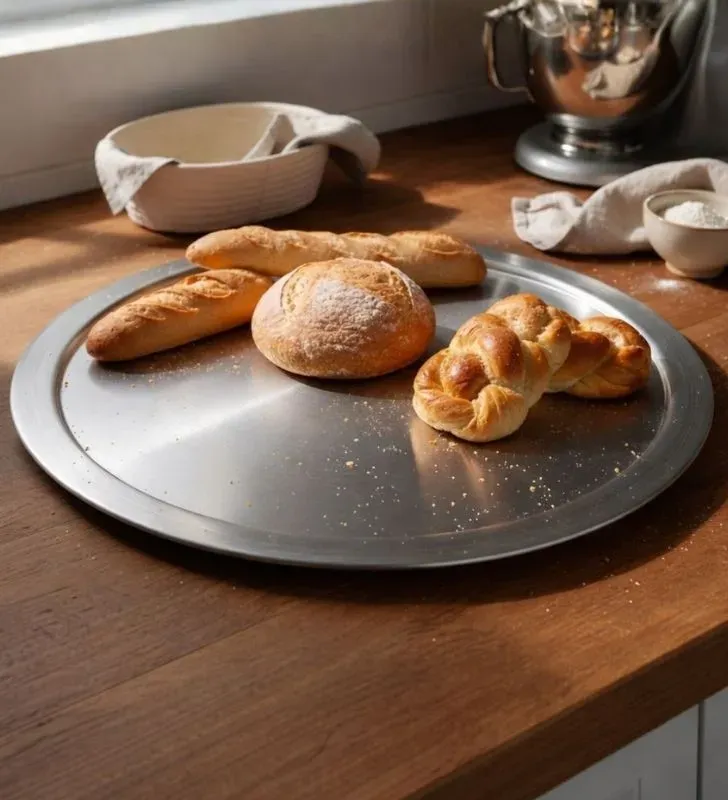 Charola para Pan No. 40 Alcova - Aluminio Engargolado Profesional