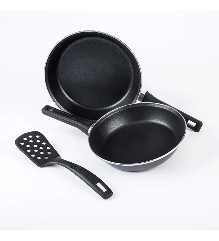 Set Duramax 5 Piezas Antiadherente con Tapas de Vidrio – Cinsa