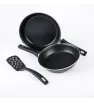SET DURAMAX 5 PIEZAS CON ANTIADHERENTE Y TAPA DE VIDRIO