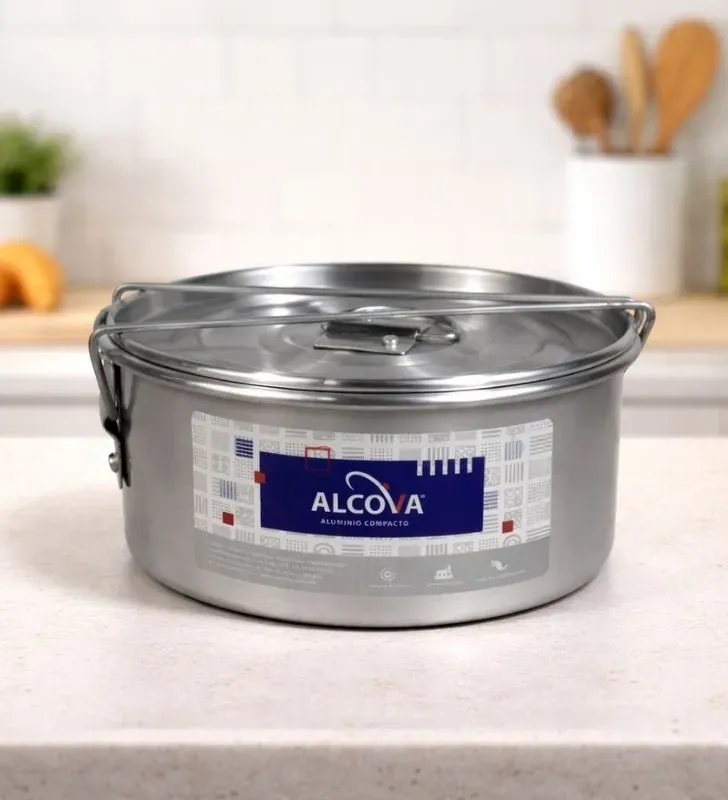 Flanera No. 20 Alcova 2.5L - Aluminio con Broche de Seguridad