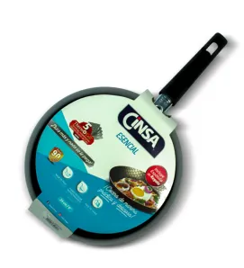 SARTEN DE ALUM. ESENCIAL 24CM C/THERMOCELL  Y ESPATULA