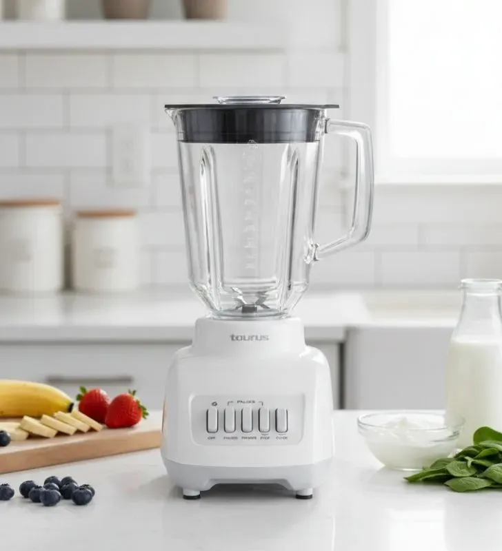 Licuadora Taurus Granite M91208200 - Vaso de Vidrio 1.5L