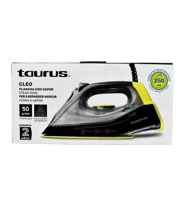 Plancha de Vapor Taurus Cleo - 50 g/min de Vapor Potente
