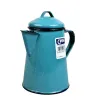 Cafetera de Peltre Cinsa 1.5 L Azul Turquesa - Línea Clásica