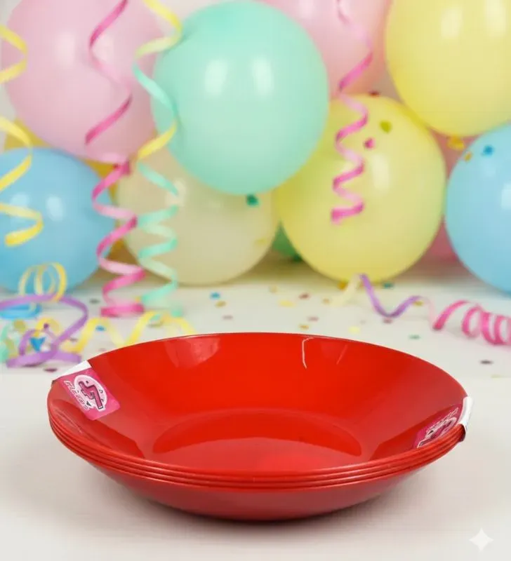 Juego de 4 Platos Yuliana TX-006 - Plástico