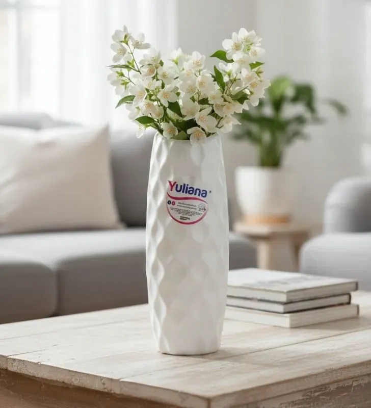 Florero Jazmín MX-414 Yuliana - 20cm Ovalado Colores