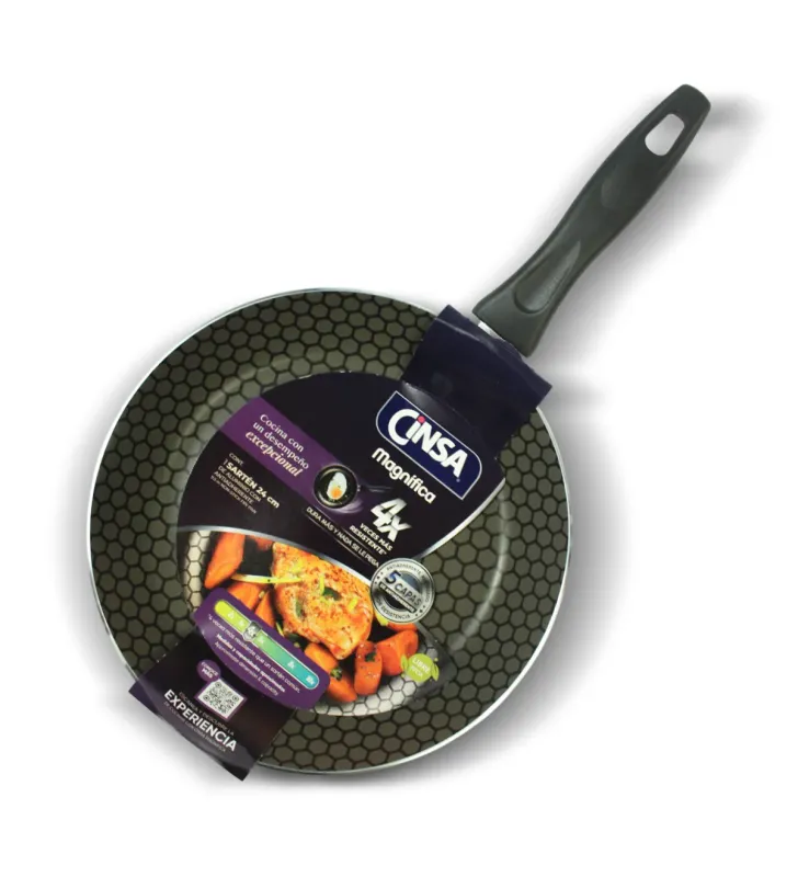 Sartén Cinsa Magnífica 24 cm – Aluminio con Thermocell 5 capas