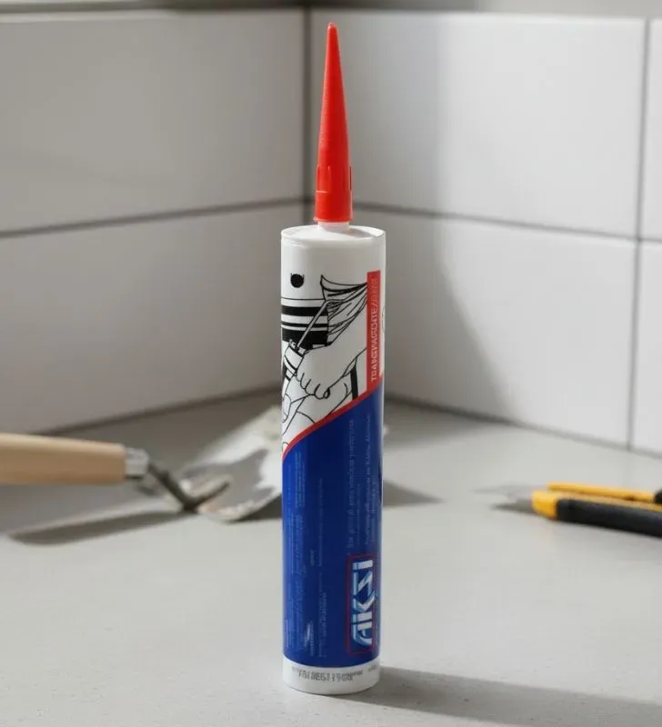 Sellador de Silicón Transparente AKSI 280ml - Uso General