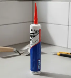 Sellador de Silicón Transparente AKSI 280ml - Uso General