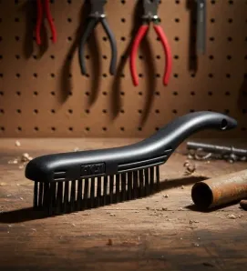 Cepillo de Alambre AKSI 4x16 con Mango - Acero Alto Carbono