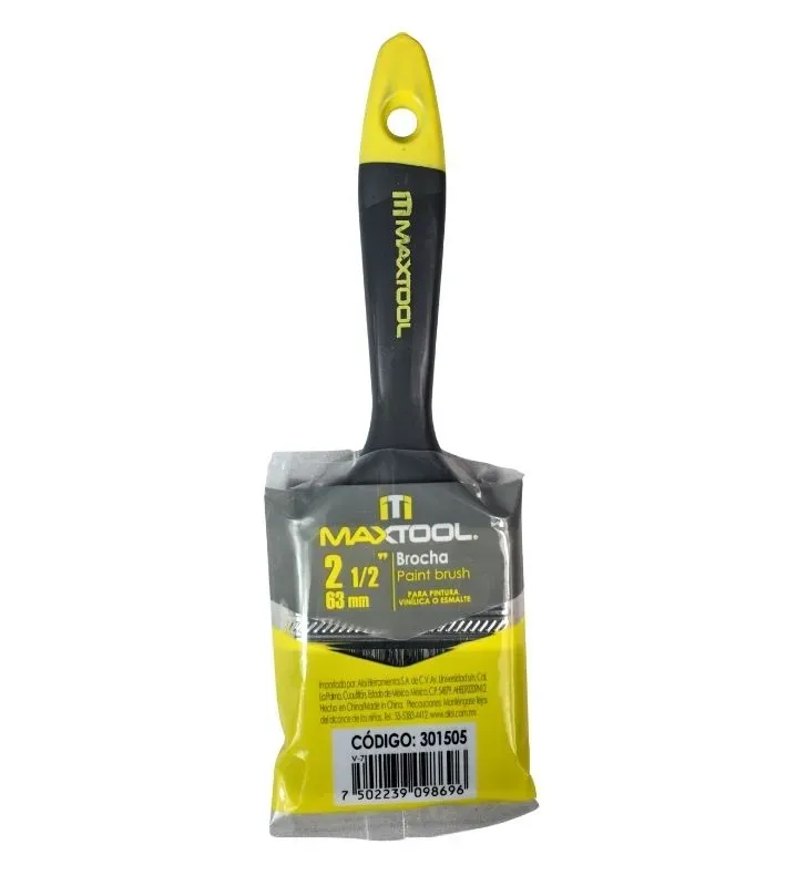 Brocha Maxtool 2.5 Pulgadas 301505 - Cerda 100% Natural