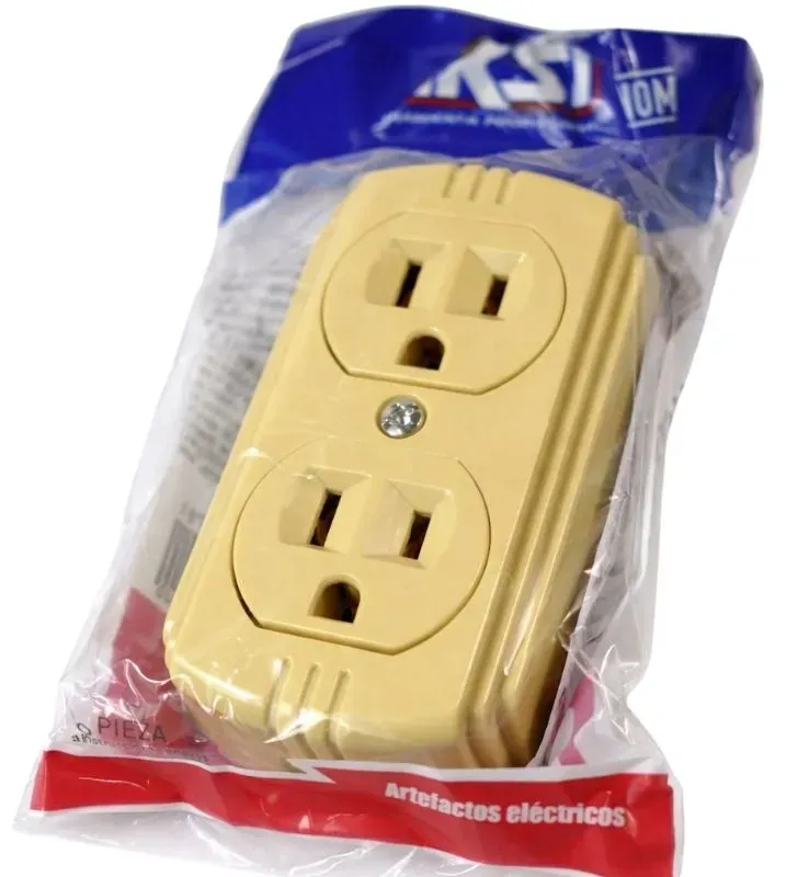 Contacto Dúplex Visible AKSI 116781 - 15A Aterrizado