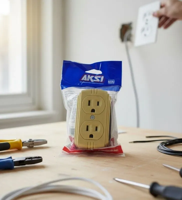 Contacto Dúplex Visible AKSI 116781 - 15A Aterrizado