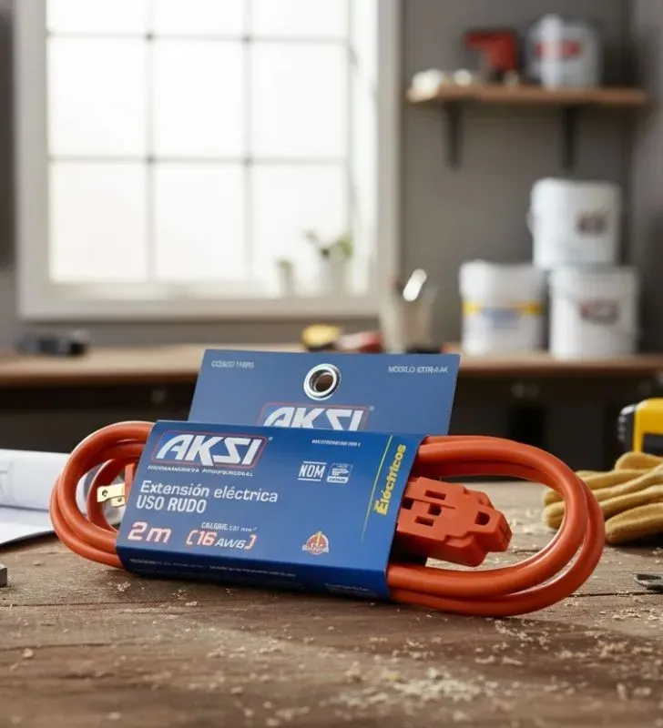 Extensión Uso Rudo AKSI 2m Triple - Seguridad Industrial