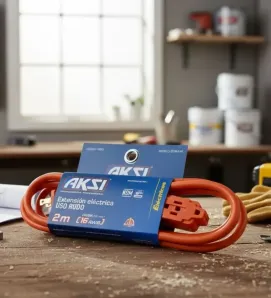 Extensión Uso Rudo AKSI 2m Triple - Seguridad Industrial