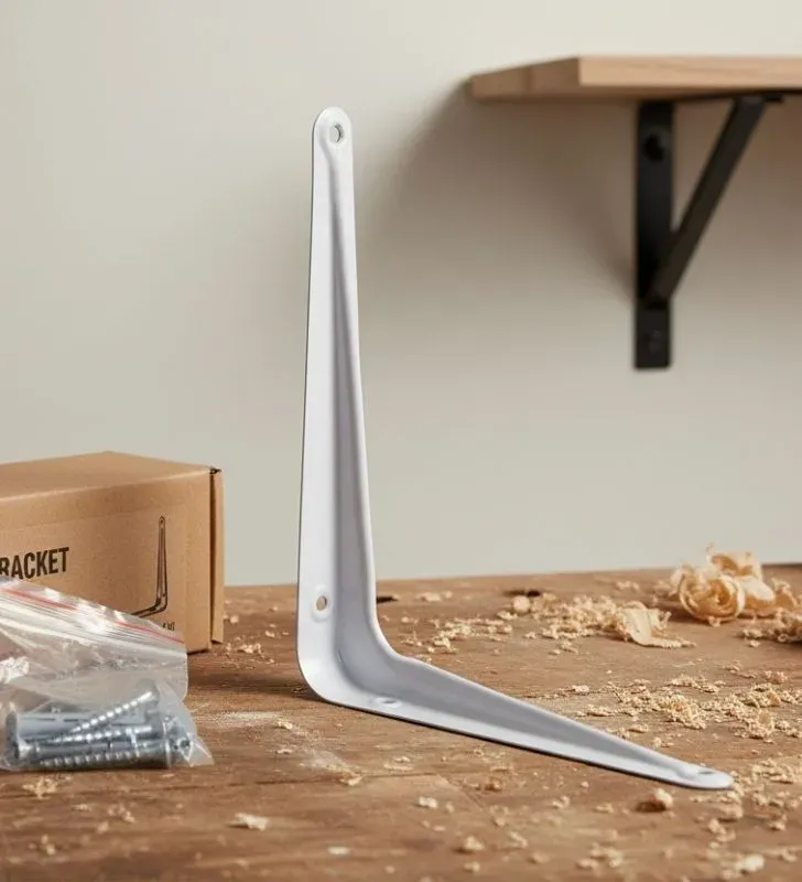 Ménsula Blanca AKSI 5x6" 305502 - Acero Reforzado