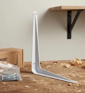 Ménsula Blanca AKSI 5x6" 305502 - Acero Reforzado