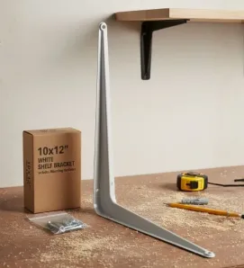 Ménsula Blanca AKSI 10x12" 305505 - Máxima Resistencia