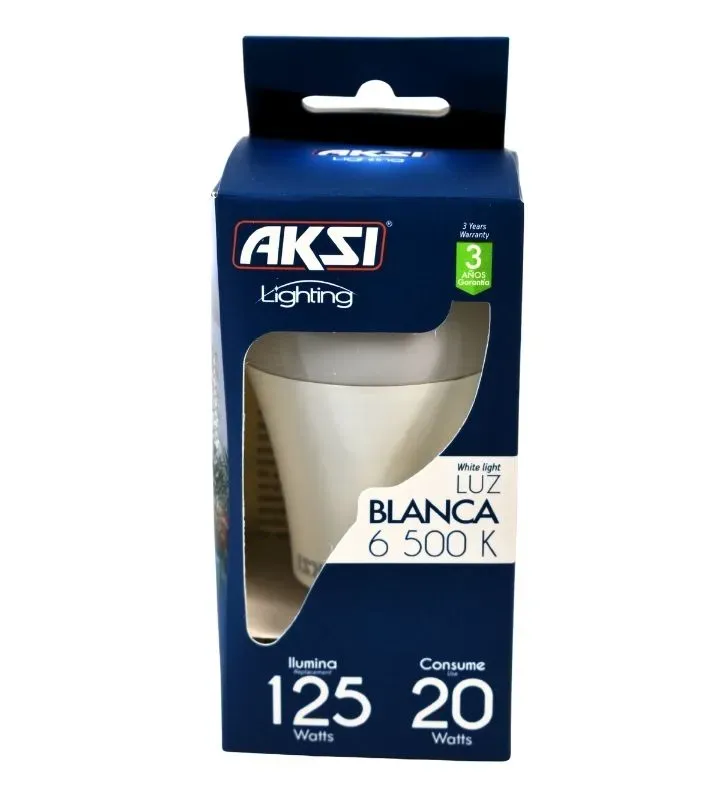 Foco LED AKSI 20W Luz Blanca 1850lm - Ahorro Energético