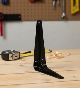 Ménsula Negra AKSI 4x5" 305531 - Soporte de Acero Industrial