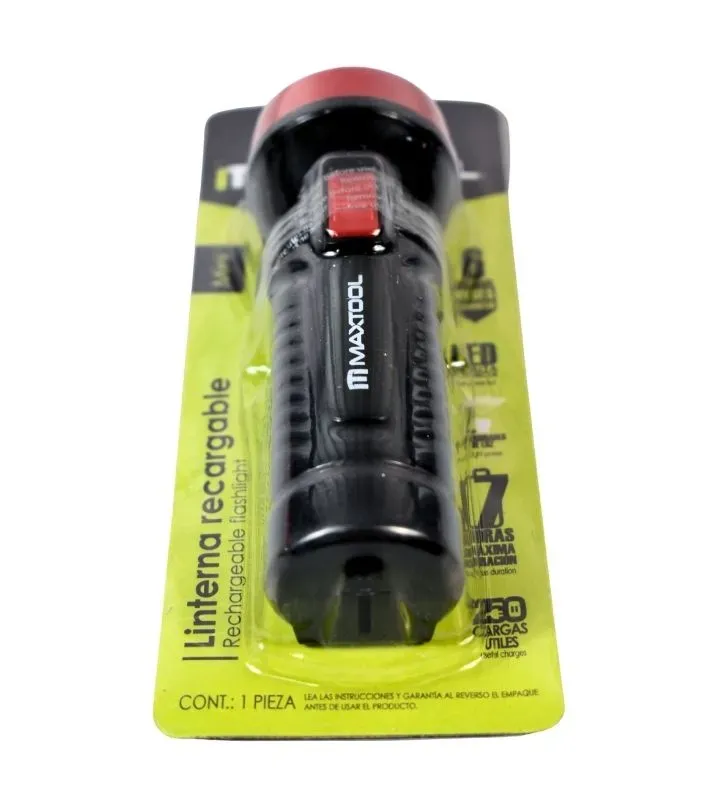 Linterna LED Recargable Maxtool 0.5W 305215 - 7 Horas de Luz